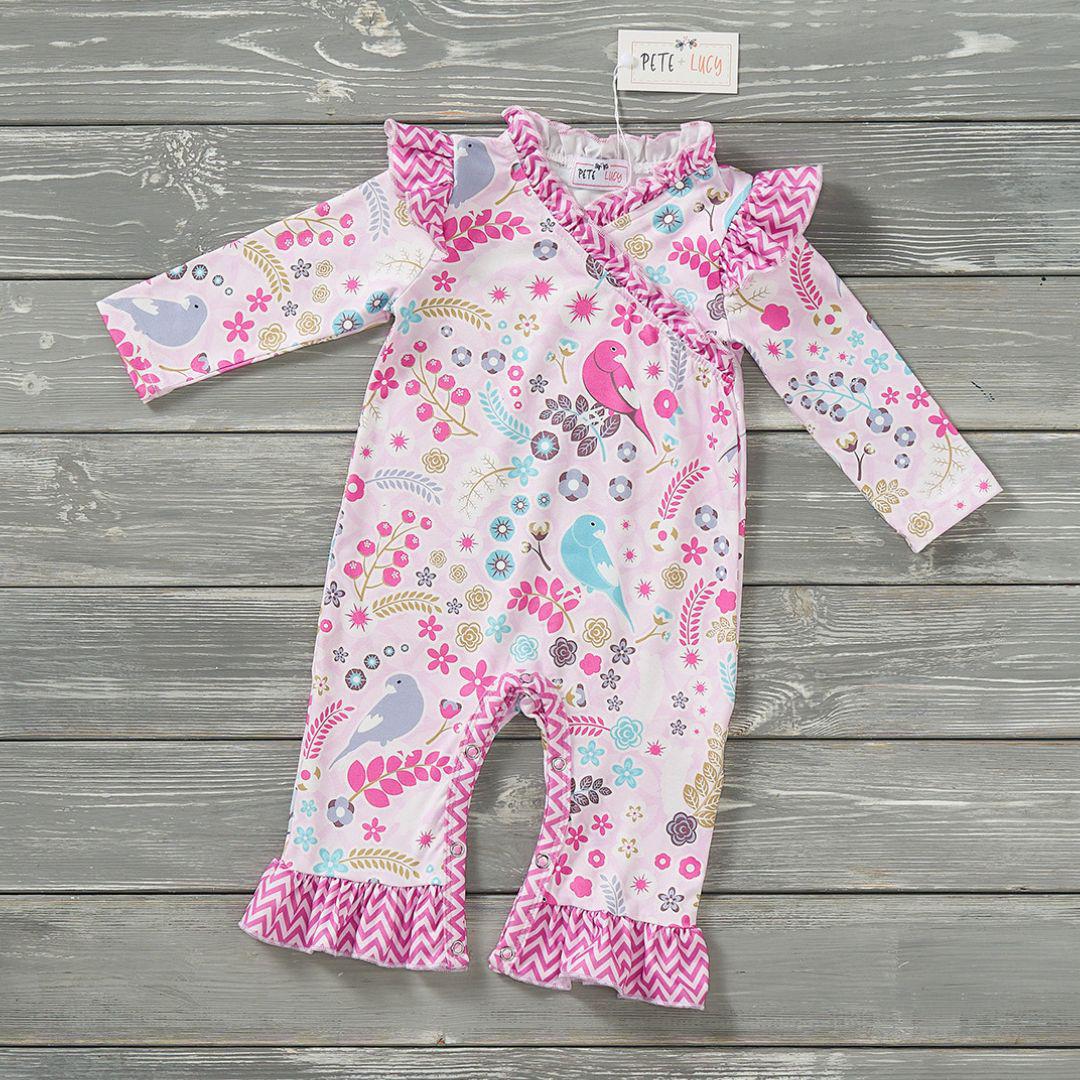 Birdsong Bloom Girl Infant Romper