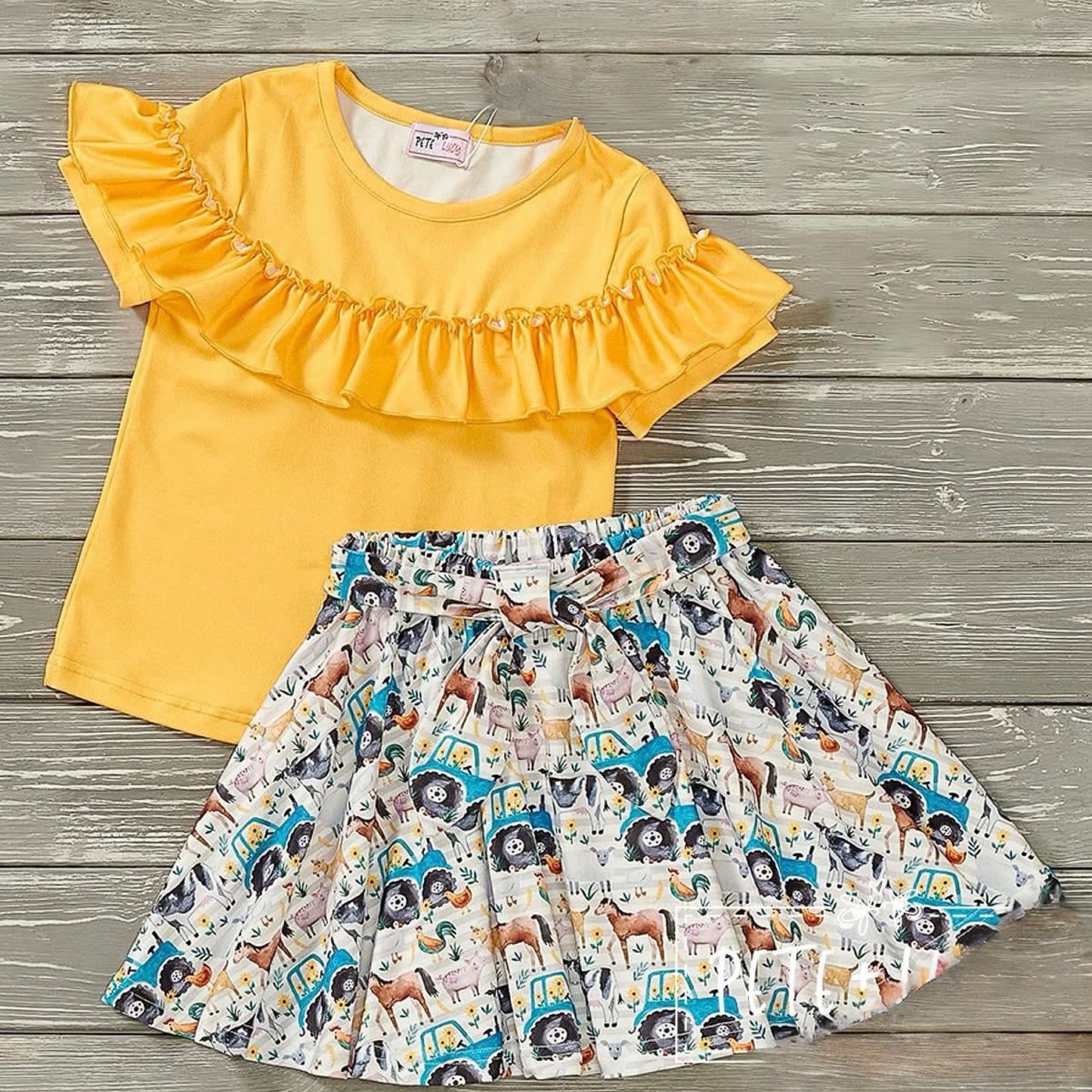 Down on the Farm Skirt Set
