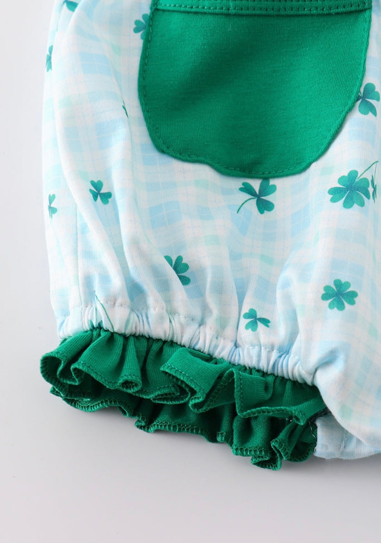 Lucky Charms Gingham Romper