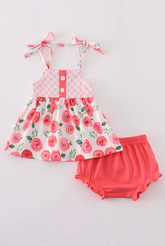 Mommy & Me: Mommy’s Rosebud Bloomer Set