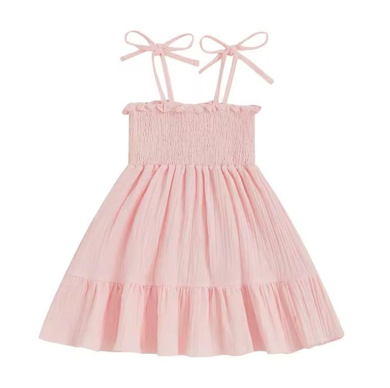 Sweet Breeze Bow Strap Dress