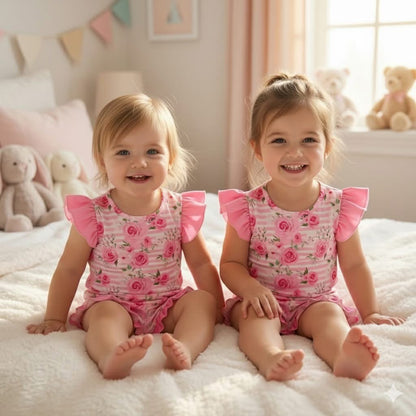 PRE-ORDER: PINK POSIES LOUNGEWEAR SET ~ EXPECTED ARRIVAL 03.23.2026