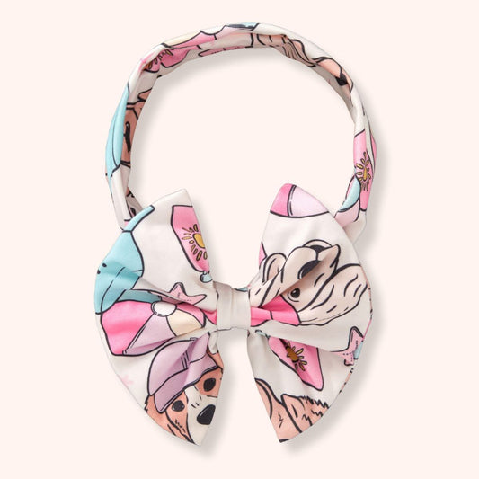 Sandy Paws Bow Headband