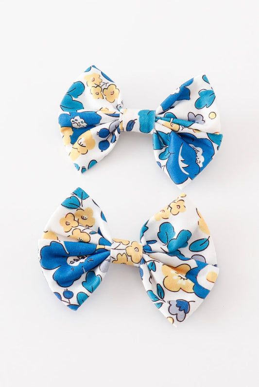 Bluebell Bloom Pigtail Bow Set