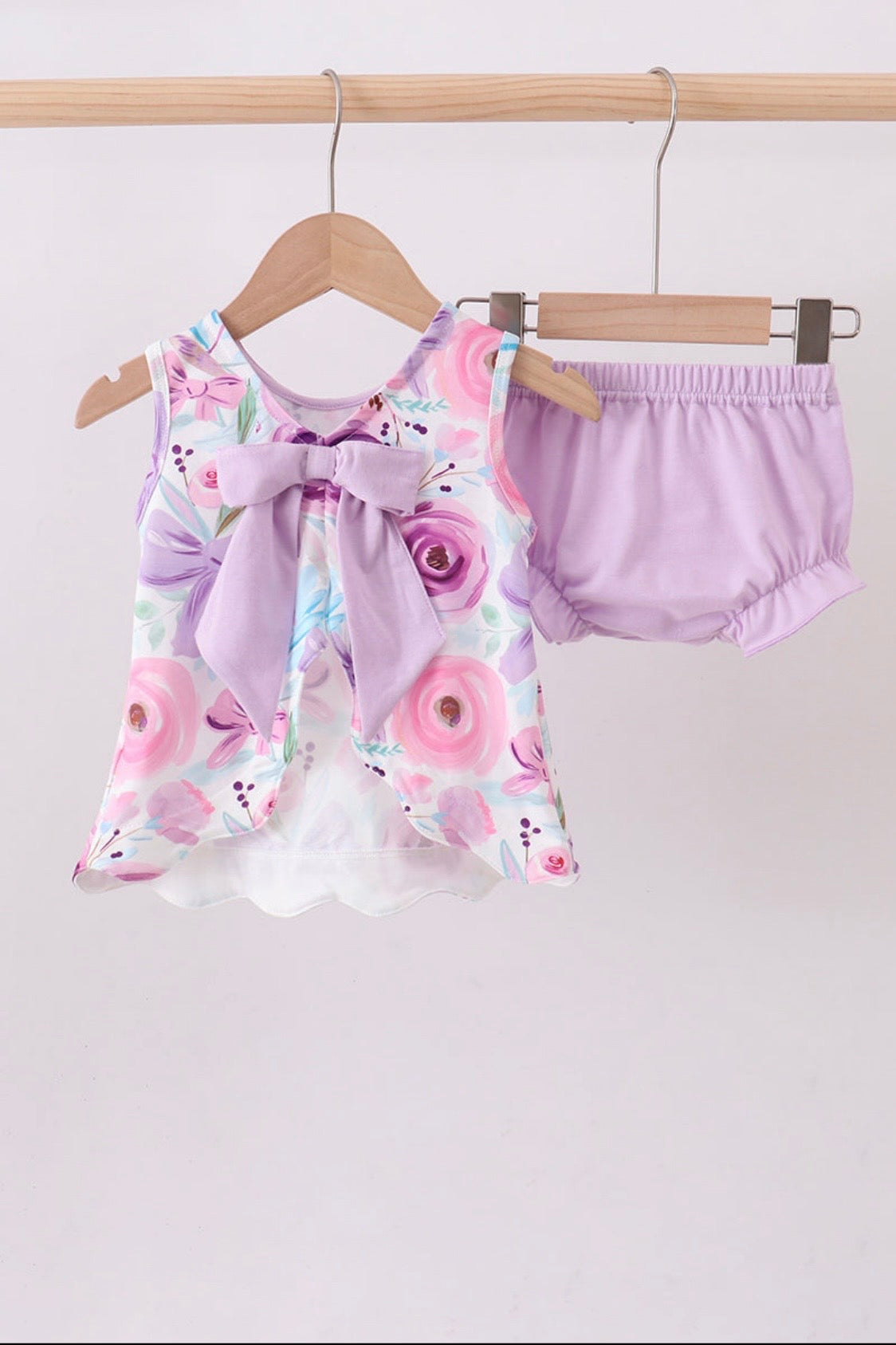 Mommy & Me: Blush Bloom Baby Girl Bloomer Set ~ 2 Week Turnaround