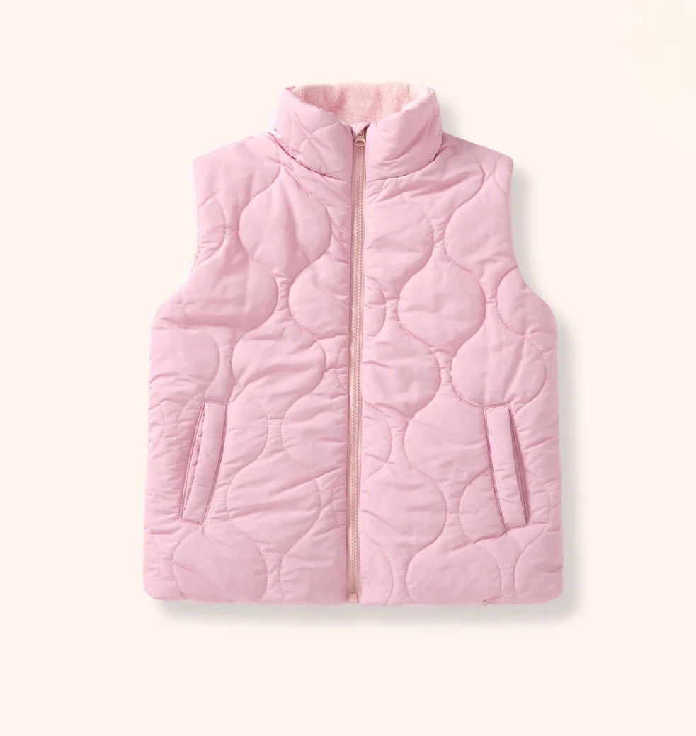 Winter Capsule Girls’ Fur Lined Vest